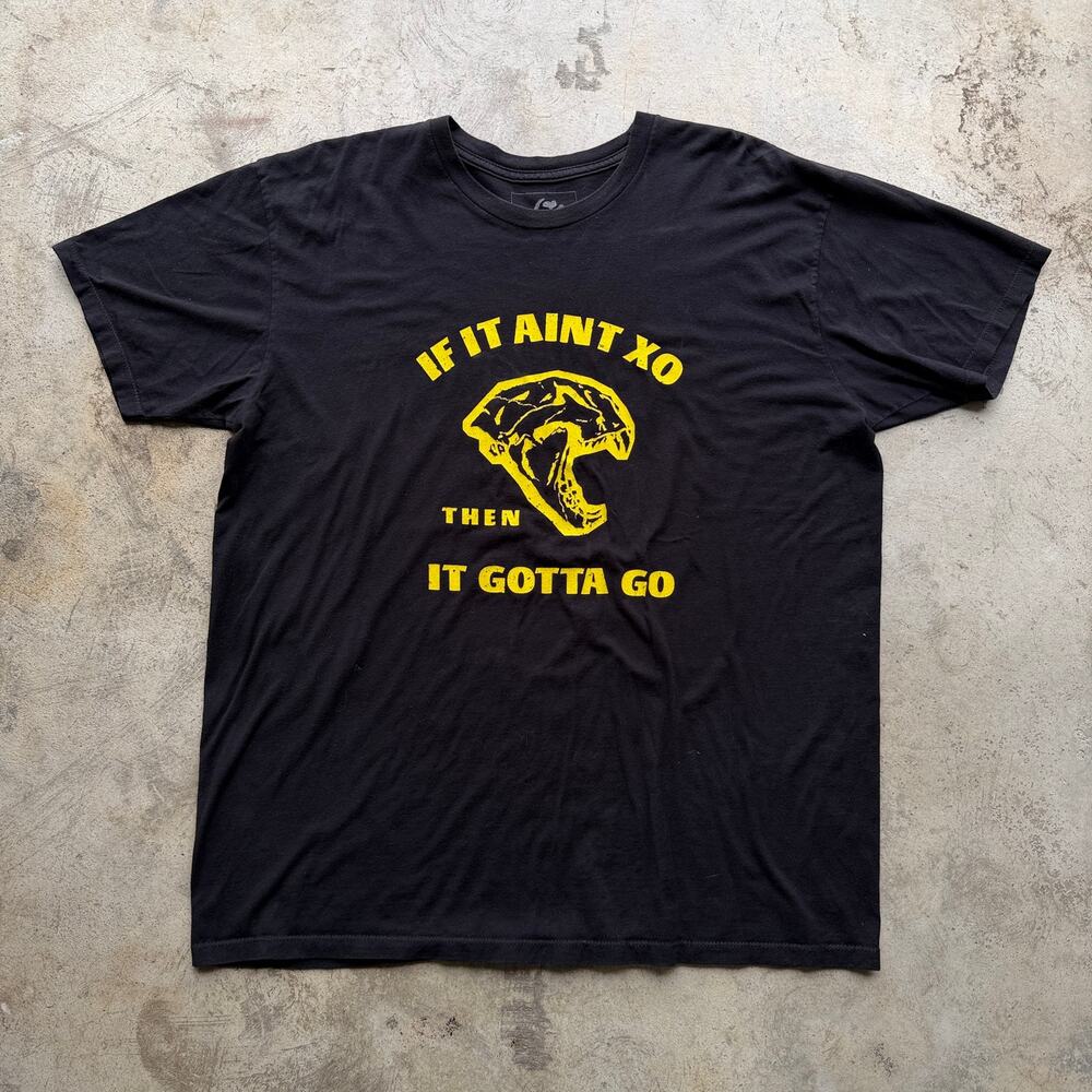 The weekend tour XO If It Ain’t XO Then It Gotta Go Tee XL Black